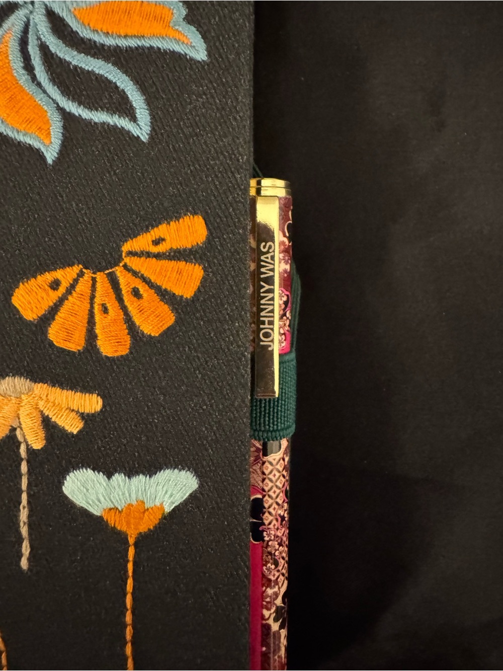 Johnny Was Embroidered Journal and Pen set - New with tags - Picture 5 of 5